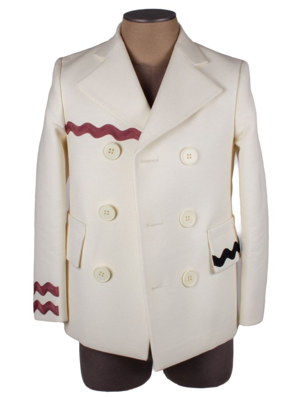 ACNE STUDIOS AW16 RUNWAY WHITE DOUBLE BREASTED BLAZER JACKET